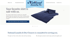 Desktop Screenshot of nationallaundry.com